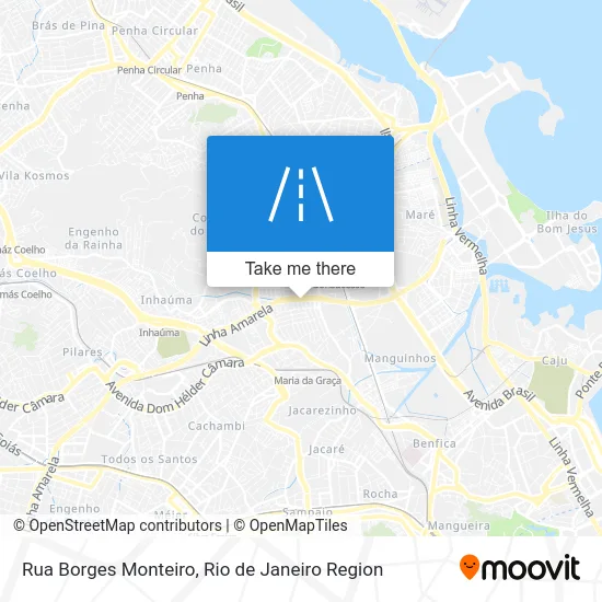 Rua Borges Monteiro map