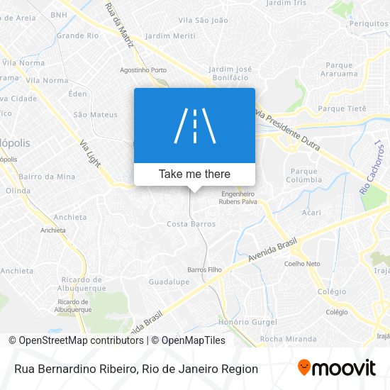 Rua Bernardino Ribeiro map