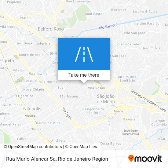 Rua Mario Alencar Sa map