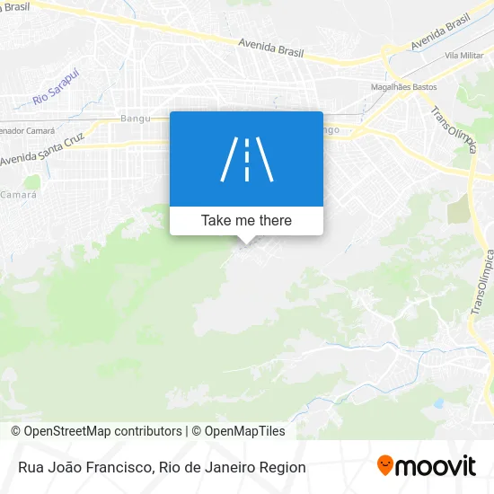 Rua João Francisco map