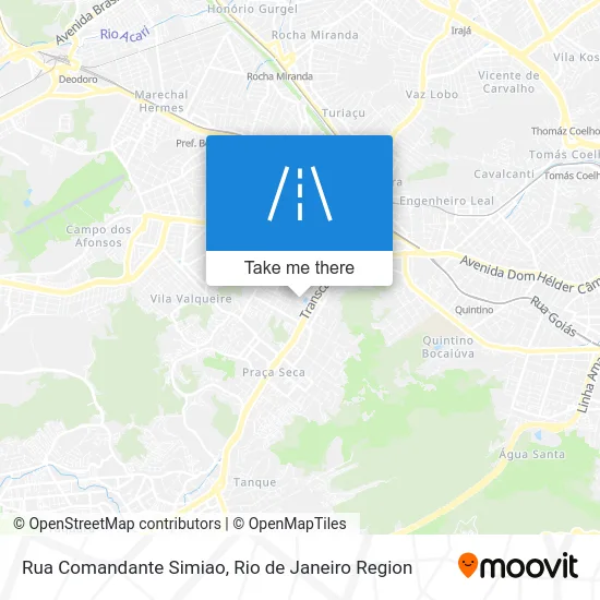 Rua Comandante Simiao map