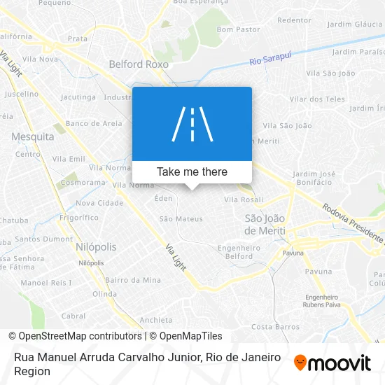 Rua Manuel Arruda Carvalho Junior map
