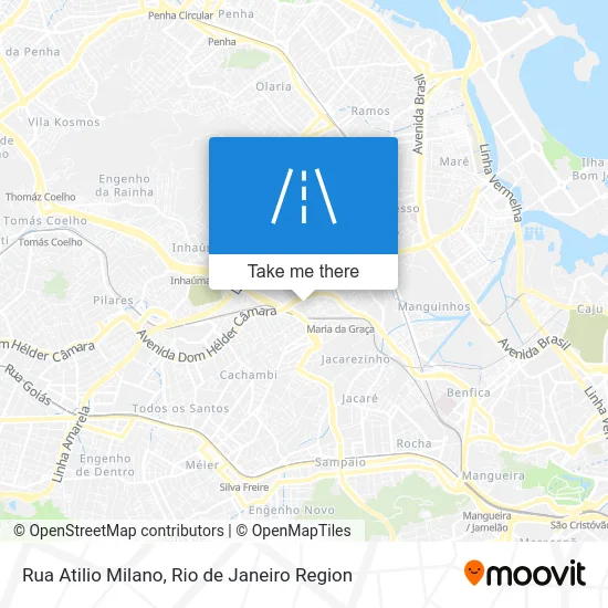 Rua Atilio Milano map