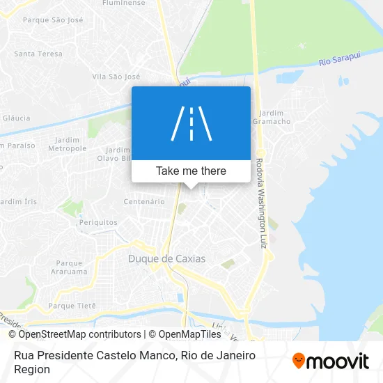 Rua Presidente Castelo Manco map