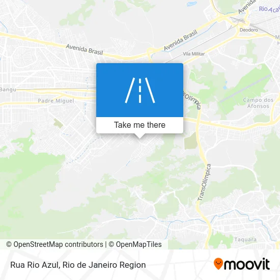 Rua Rio Azul map