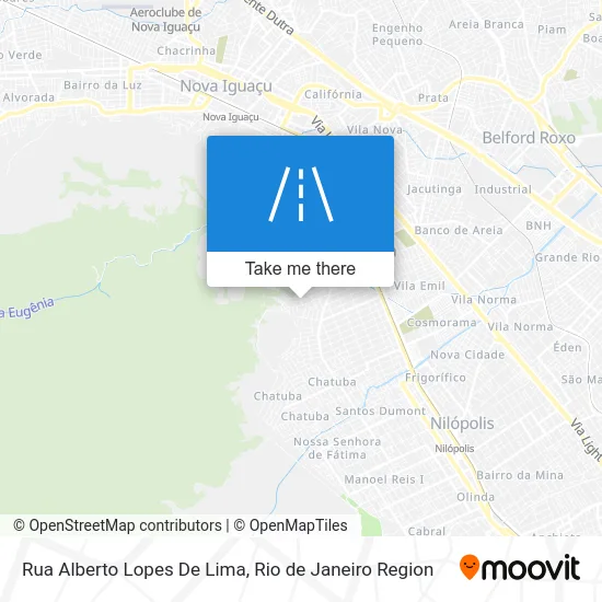 Rua Alberto Lopes De Lima map