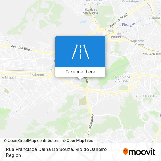 Rua Francisca Daina De Souza map