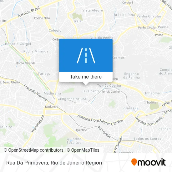 Rua Da Primavera map