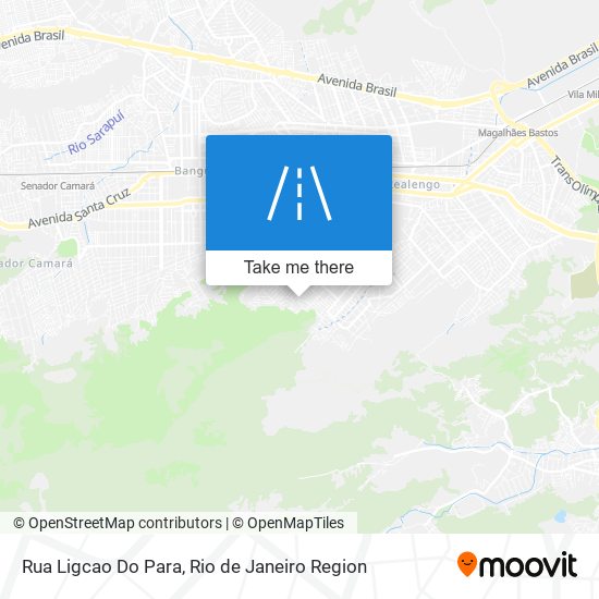 Mapa Rua Ligcao Do Para