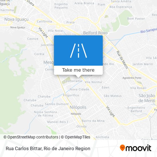 Mapa Rua Carlos Bittar