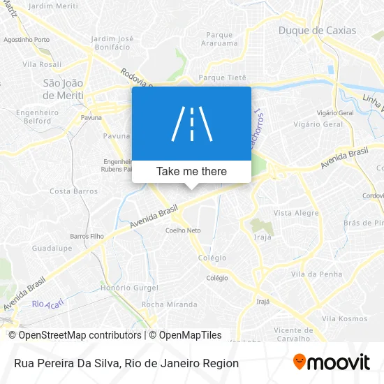 Rua Pereira Da Silva map