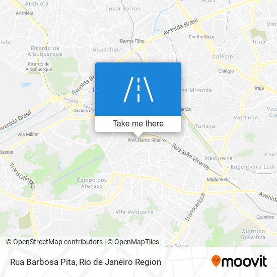 Rua Barbosa Pita map