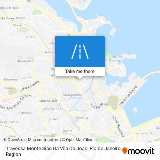 Mapa Travessa Monte Sião Da Vila Do João