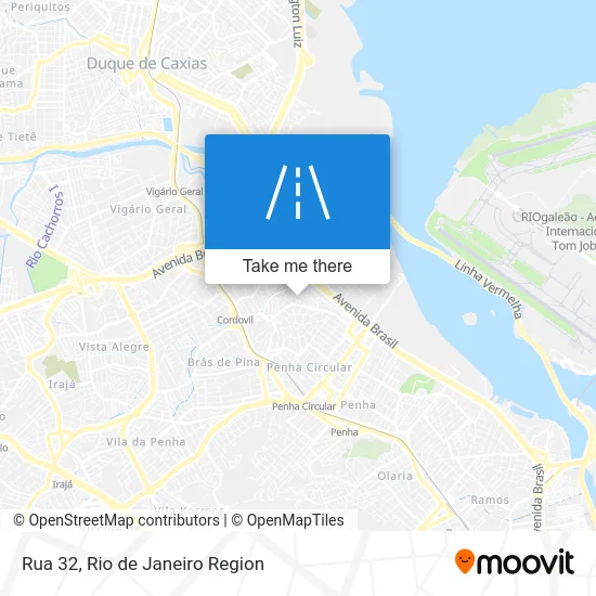 Rua 32 map