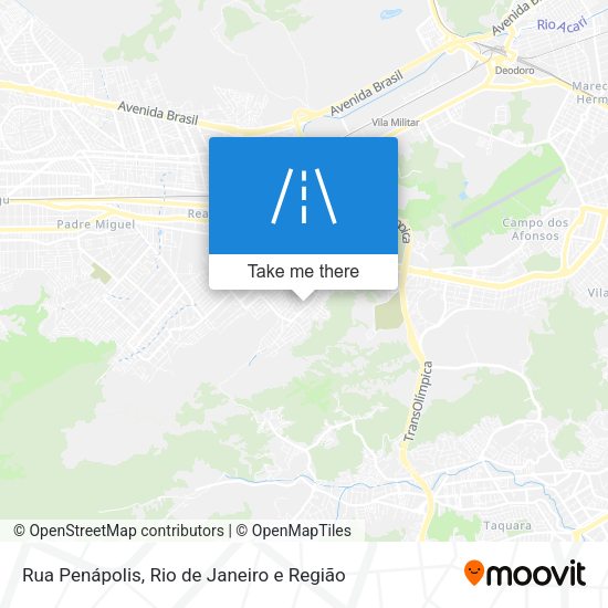 Rua Penápolis map