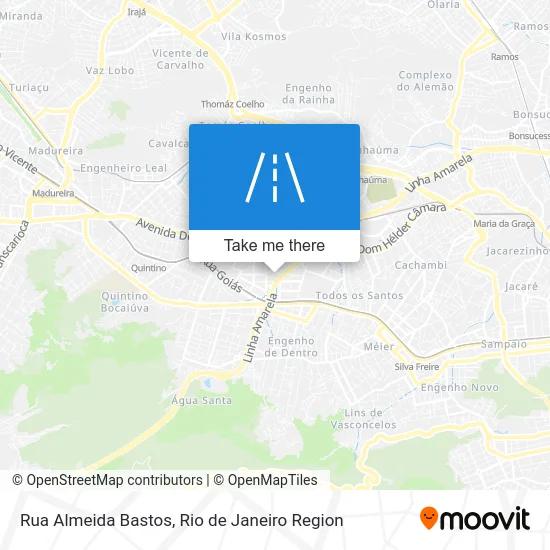 Rua Almeida Bastos map