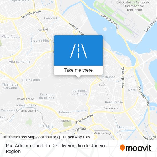 Mapa Rua Adelino Cândido De Oliveira