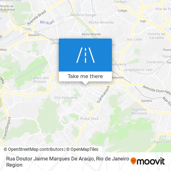 Mapa Rua Doutor Jaime Marques De Araújo