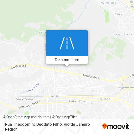 Rua Theodomiro Deodato Filho map