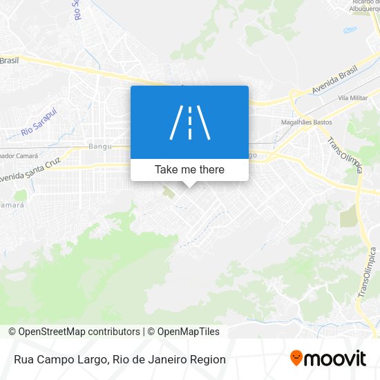 Rua Campo Largo map