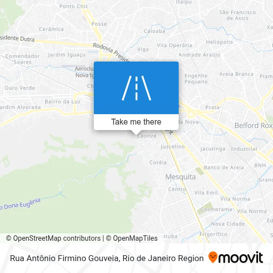 Rua Antônio Firmino Gouveia map