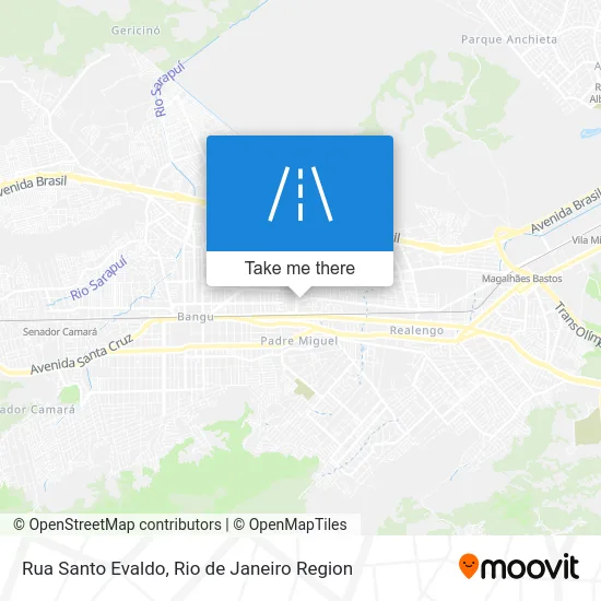 Rua Santo Evaldo map
