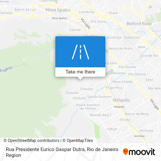 Rua Presidente Eurico Gaspar Dutra map