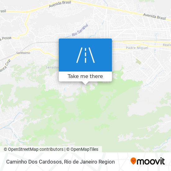 Caminho Dos Cardosos map