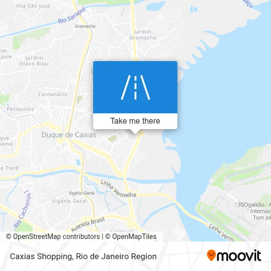 Caxias Shopping map