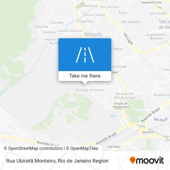 Rua Ubiratã Monteiro map
