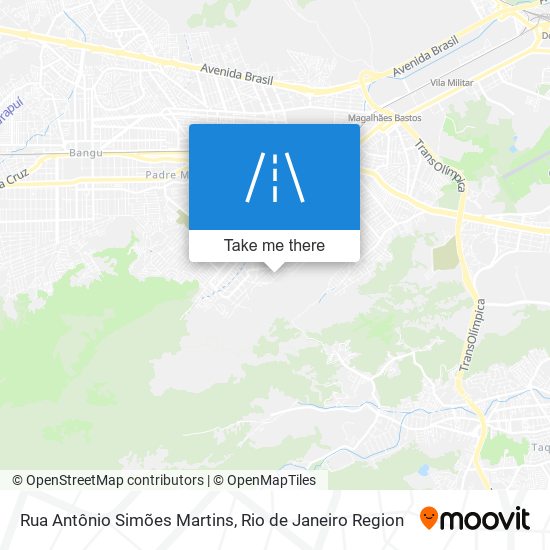 Rua Antônio Simões Martins map