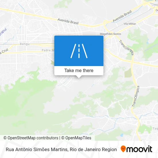 Rua Antônio Simões Martins map