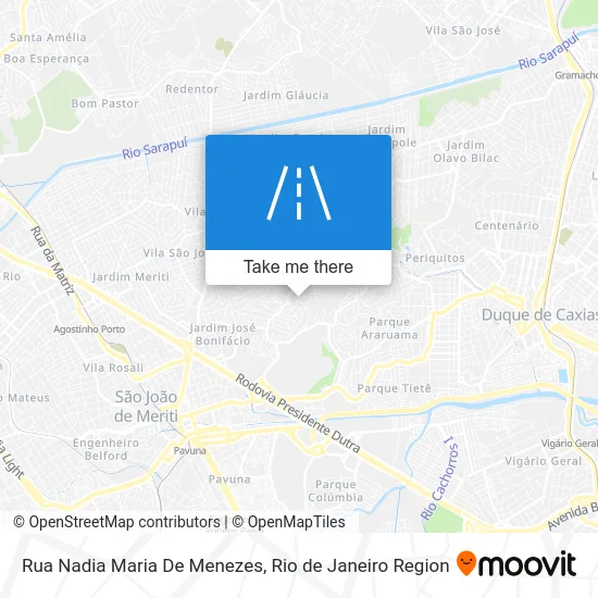 Rua Nadia Maria De Menezes map