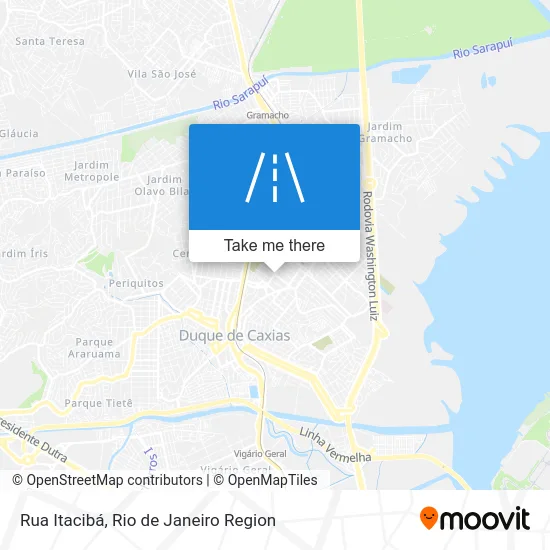 Rua Itacibá map