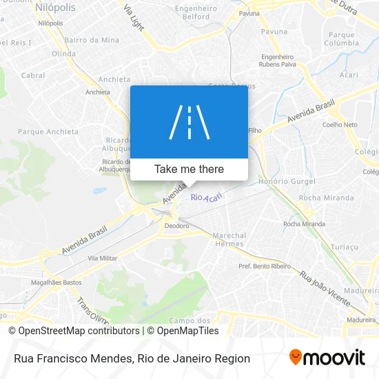 Rua Francisco Mendes map