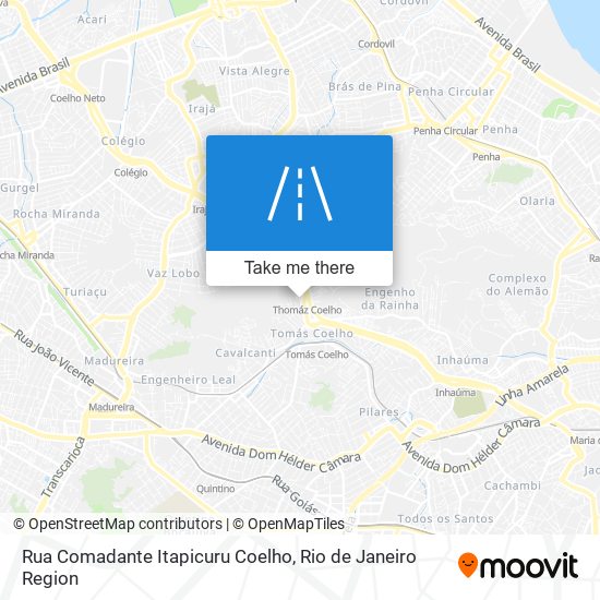 Rua Comadante Itapicuru Coelho map