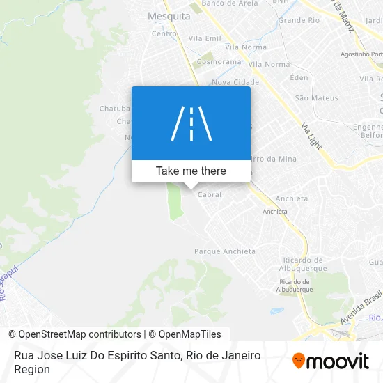 Rua Jose Luiz Do Espirito Santo map