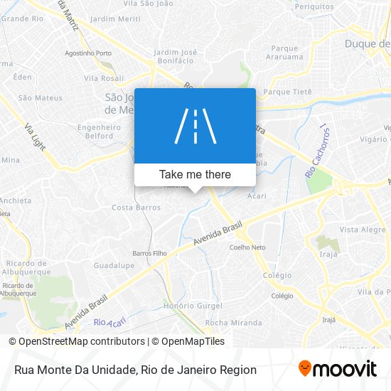 Rua Monte Da Unidade map