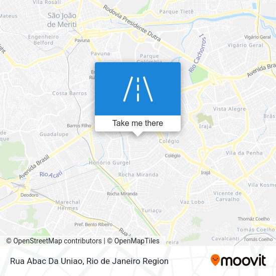 Rua Abac Da Uniao map