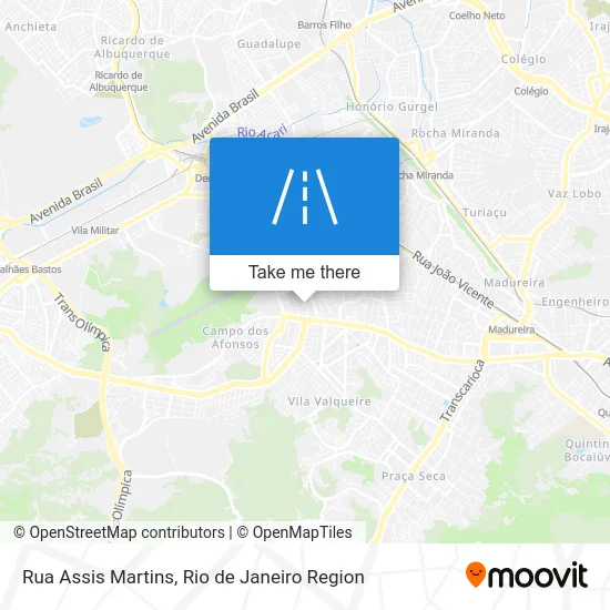 Rua Assis Martins map