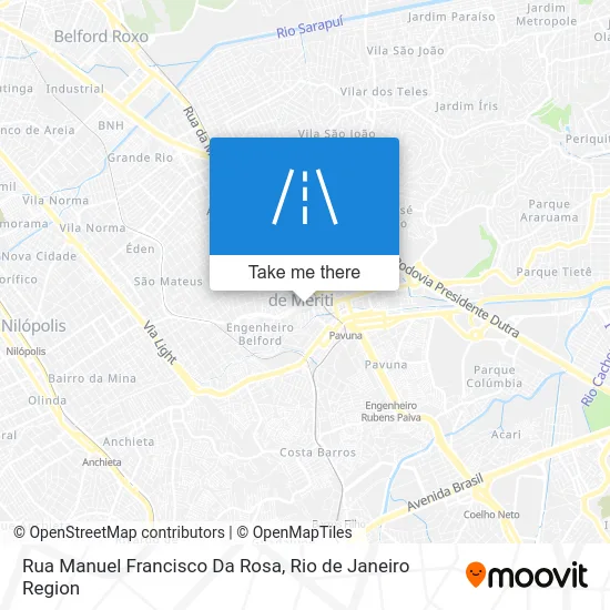Rua Manuel Francisco Da Rosa map