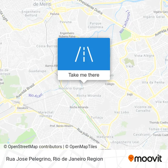 Rua Jose Pelegrino map