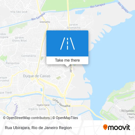 Rua Ubirajara map