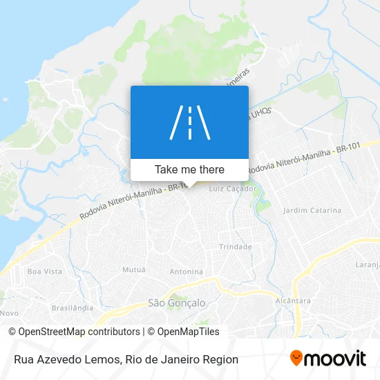 Rua Azevedo Lemos map