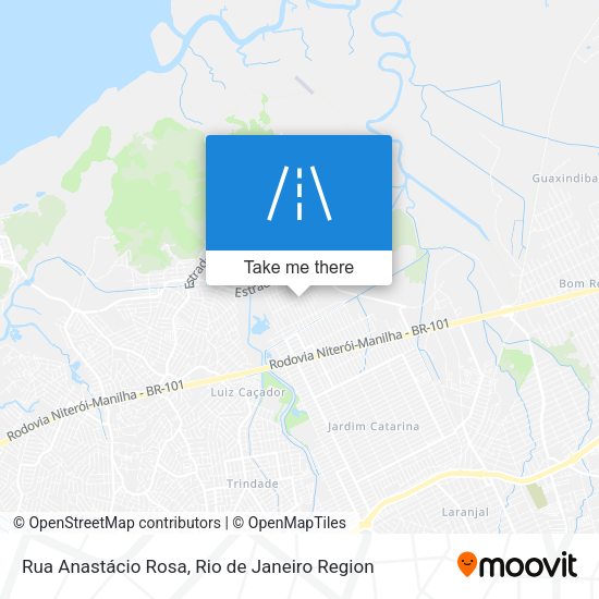 Rua Anastácio Rosa map