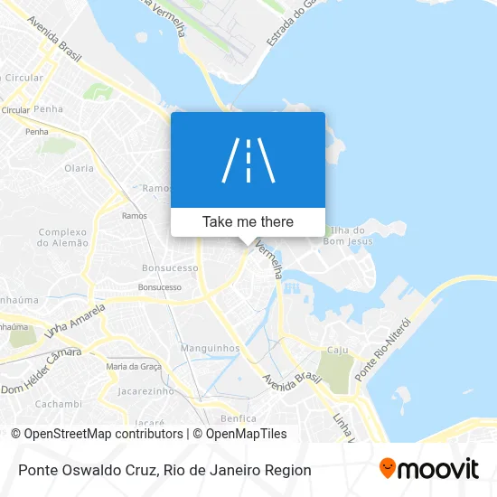 Ponte Oswaldo Cruz map