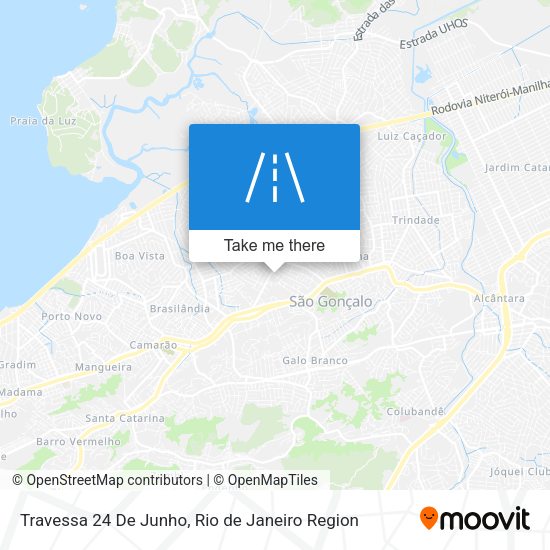 Travessa 24 De Junho map