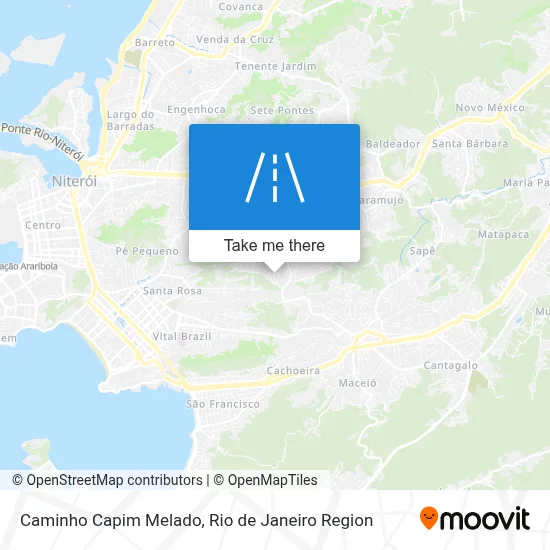 Caminho Capim Melado map