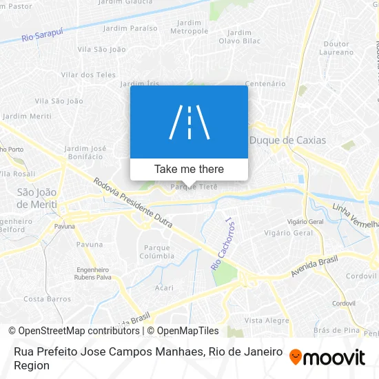 Rua Prefeito Jose Campos Manhaes map