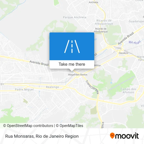 Rua Monsaras map